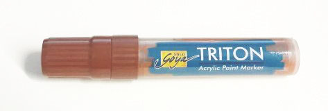 Triton Acrylic Paint Marker 15 mm - Dark Oxide Brown
